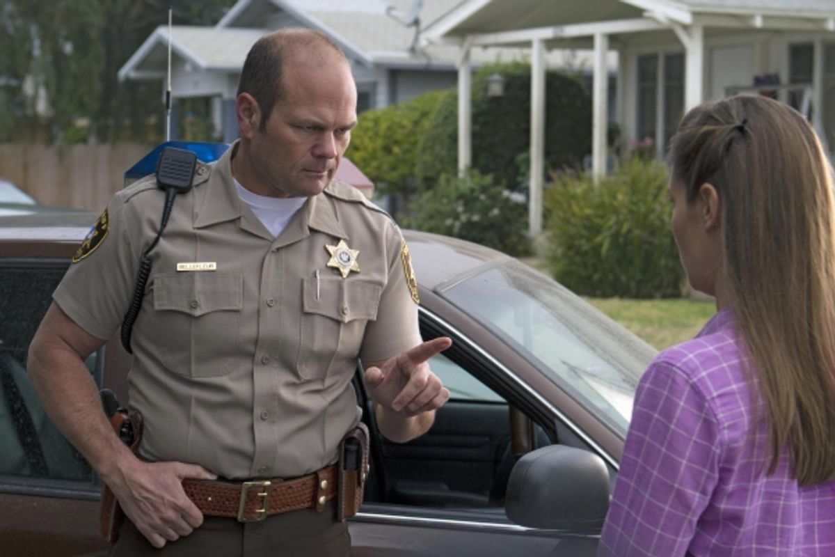 Chris Bauer and Bailey Noble at 